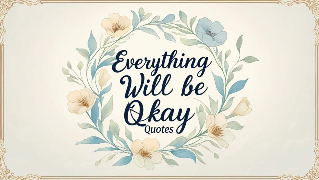 70+ Everything Will Be Okay Quotes