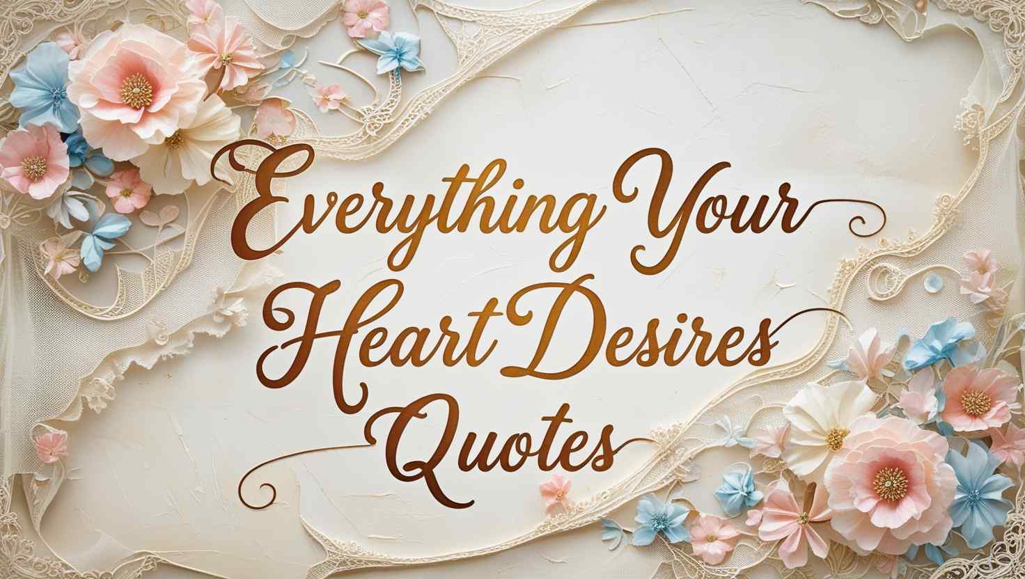 60+ Everything Your Heart Desires Quotes