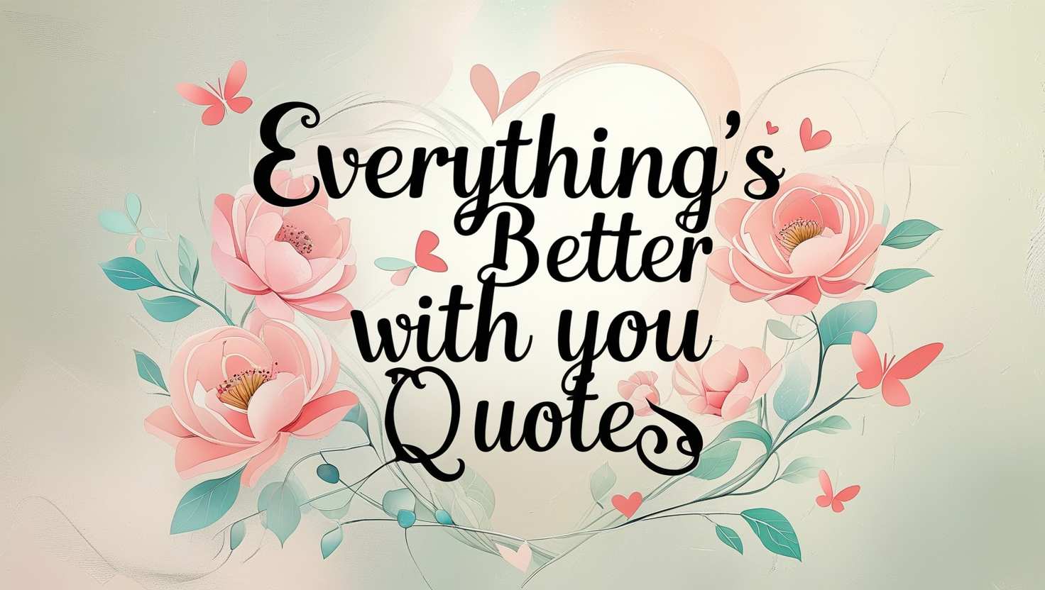 50+ Everything’s Better With You Quotes