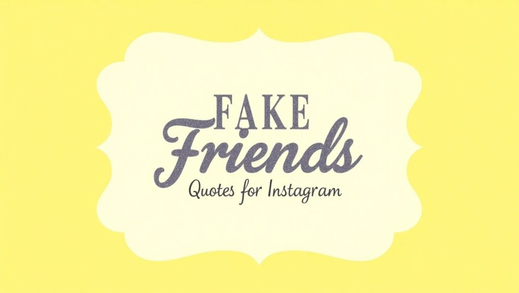 80+ Sassy Fake Friends Quotes for Instagram