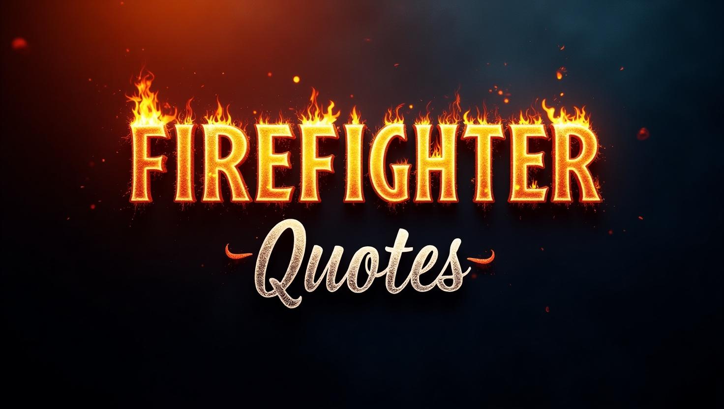 60+ Firefighter Quotes to Honor Their Bravery