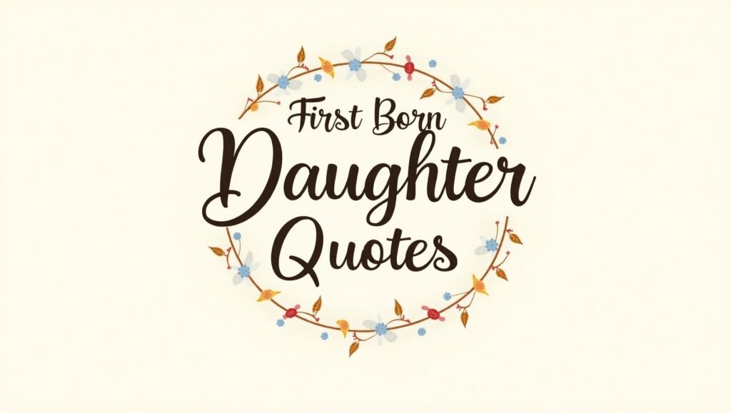 30+ Proud First Born Daughter Quotes