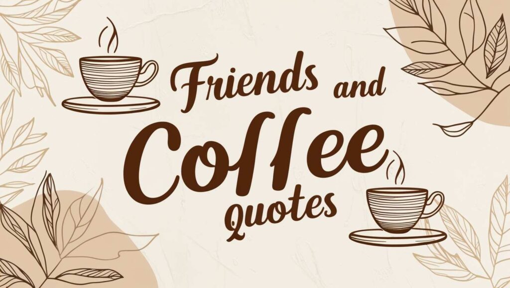 80+ Warm Friends and Coffee Quotes