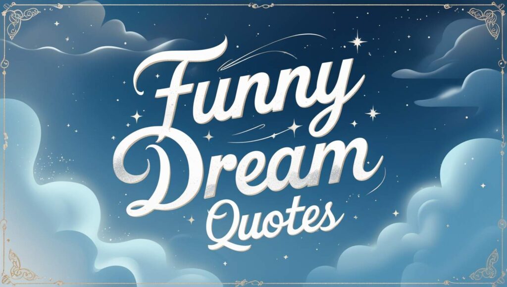 100+ Funny Dream Quotes
