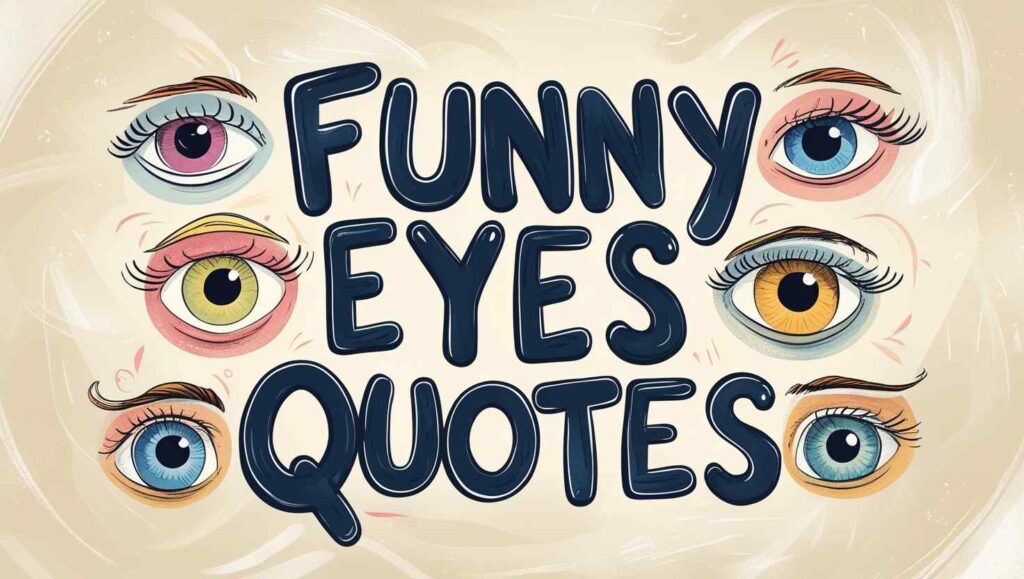 80+ Funny Eyes Quotes