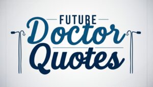 50+ Dedicated Future Doctor Quotes