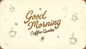 60+ Energizing Good Morning Coffee Quotes