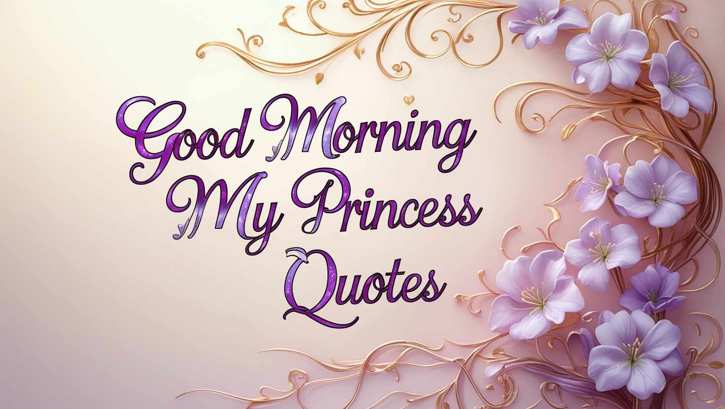 80+ Good Morning My Princess Quotes to Brighten Her Day