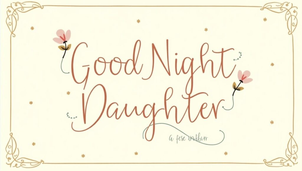 40+ Comforting Good Night Daughter Quotes