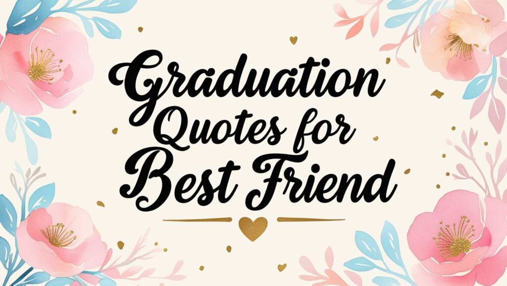 80+ Graduation Quotes For Best Friend