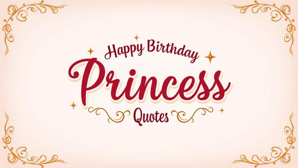 60+ Happy Birthday Princess Quotes to Make Her Day Special