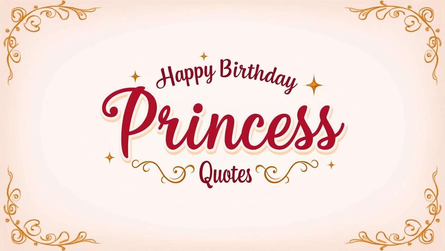 60+ Happy Birthday Princess Quotes to Make Her Day Special