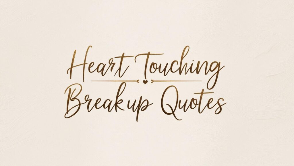 80+ Heart Touching Breakup Quotes for Healing