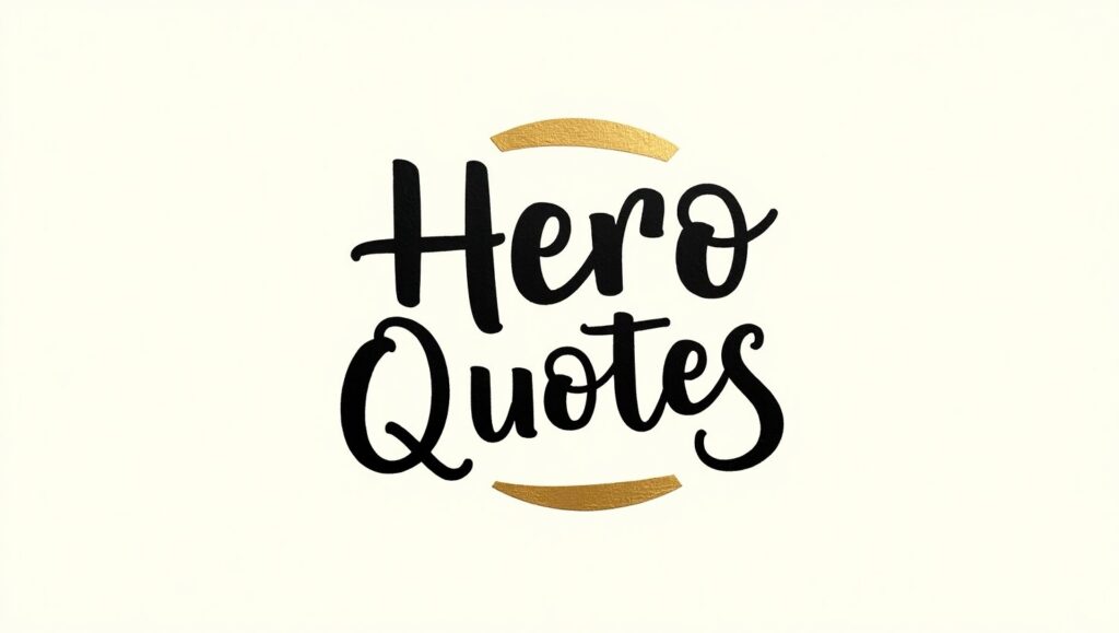 50+ Hero Quotes to Inspire Courage and Strength