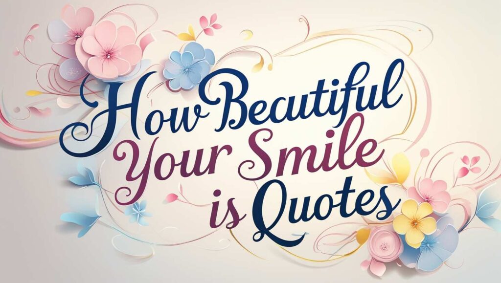 100+ How Beautiful Your Smile Is Quotes