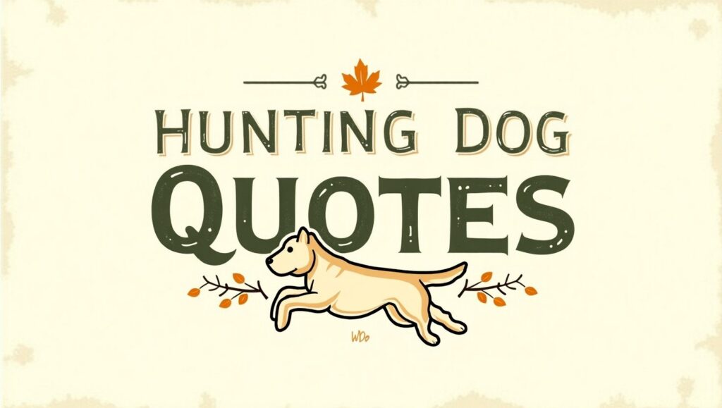 70+ Hunting Dog Quotes for Enthusiasts