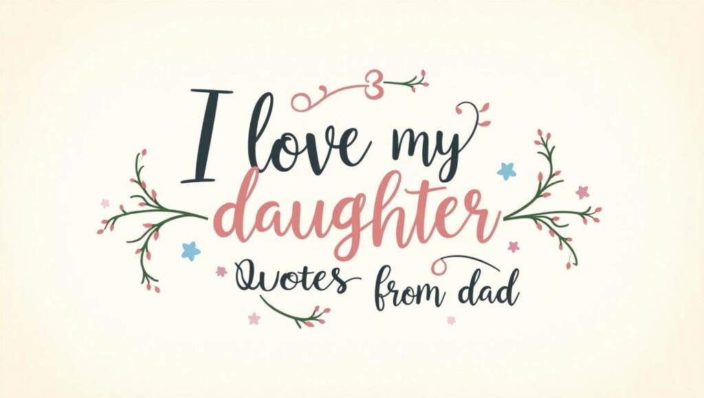 70+ Deep I Love My Daughter Quotes From Dad