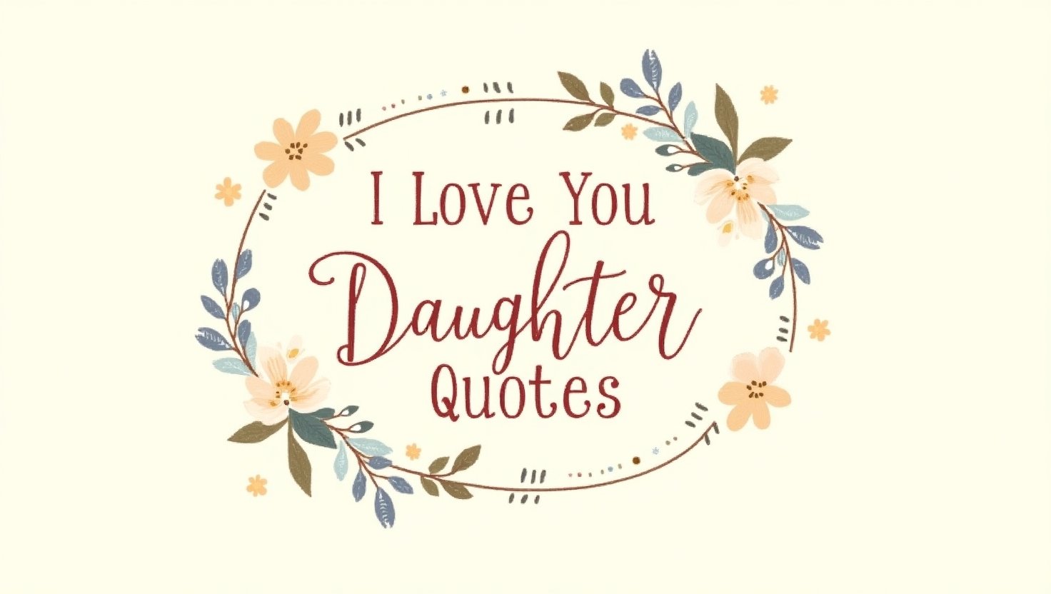 50+ Heartwarming I Love You Daughter Quotes