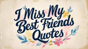 60+ Nostalgic I Miss My Best Friends Quotes