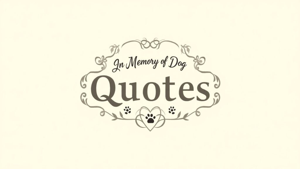 90+ In Memory of Dog Quotes