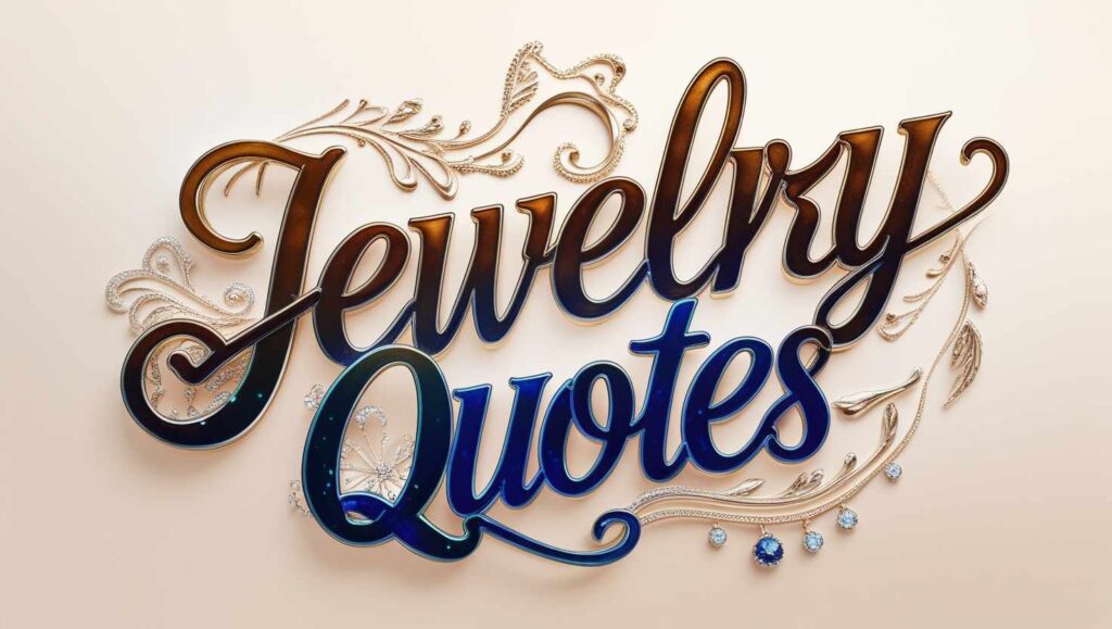 70+ Elegant Jewelry Quotes to Shine Brighter