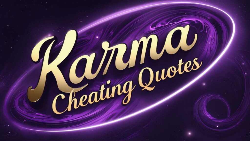 70+ Karma Cheating Quotes