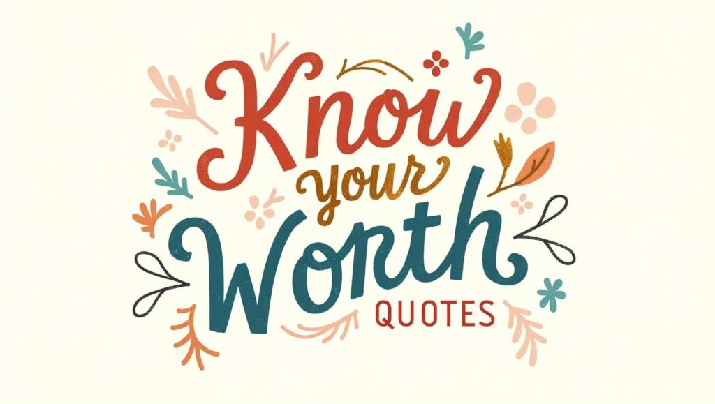 70+ Know Your Worth Quotes to Boost Confidence