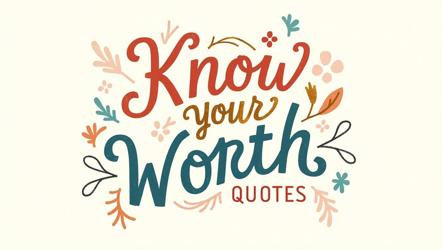 70+ Know Your Worth Quotes to Boost Confidence
