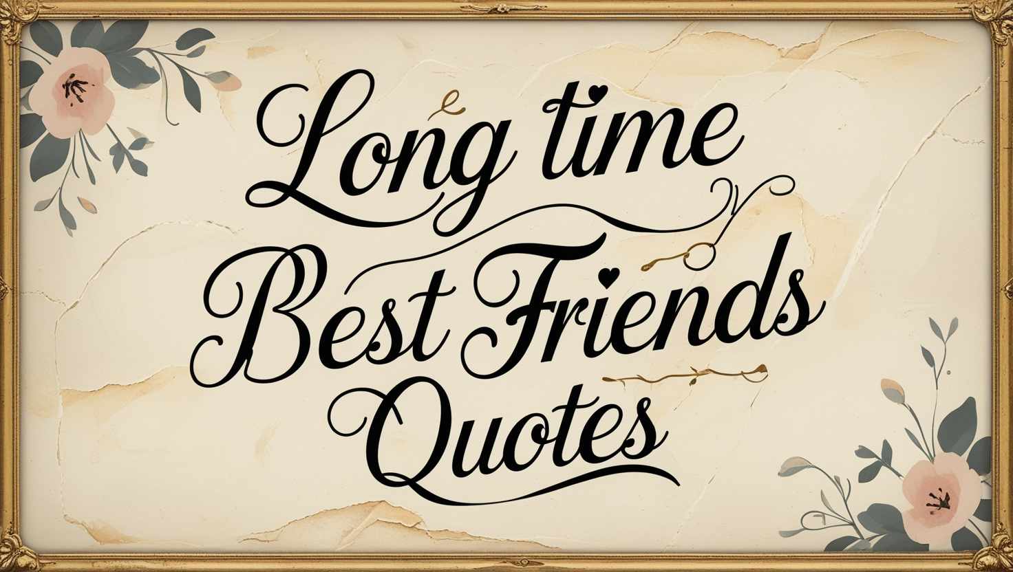 70+ Timeless Long Time Best Friends Quotes