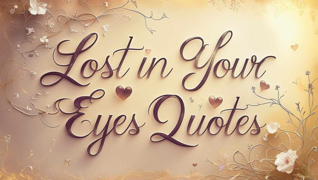 60+ Lost In Your Eyes Quotes