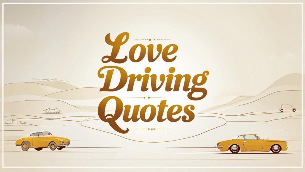 60+ Love Driving Quotes