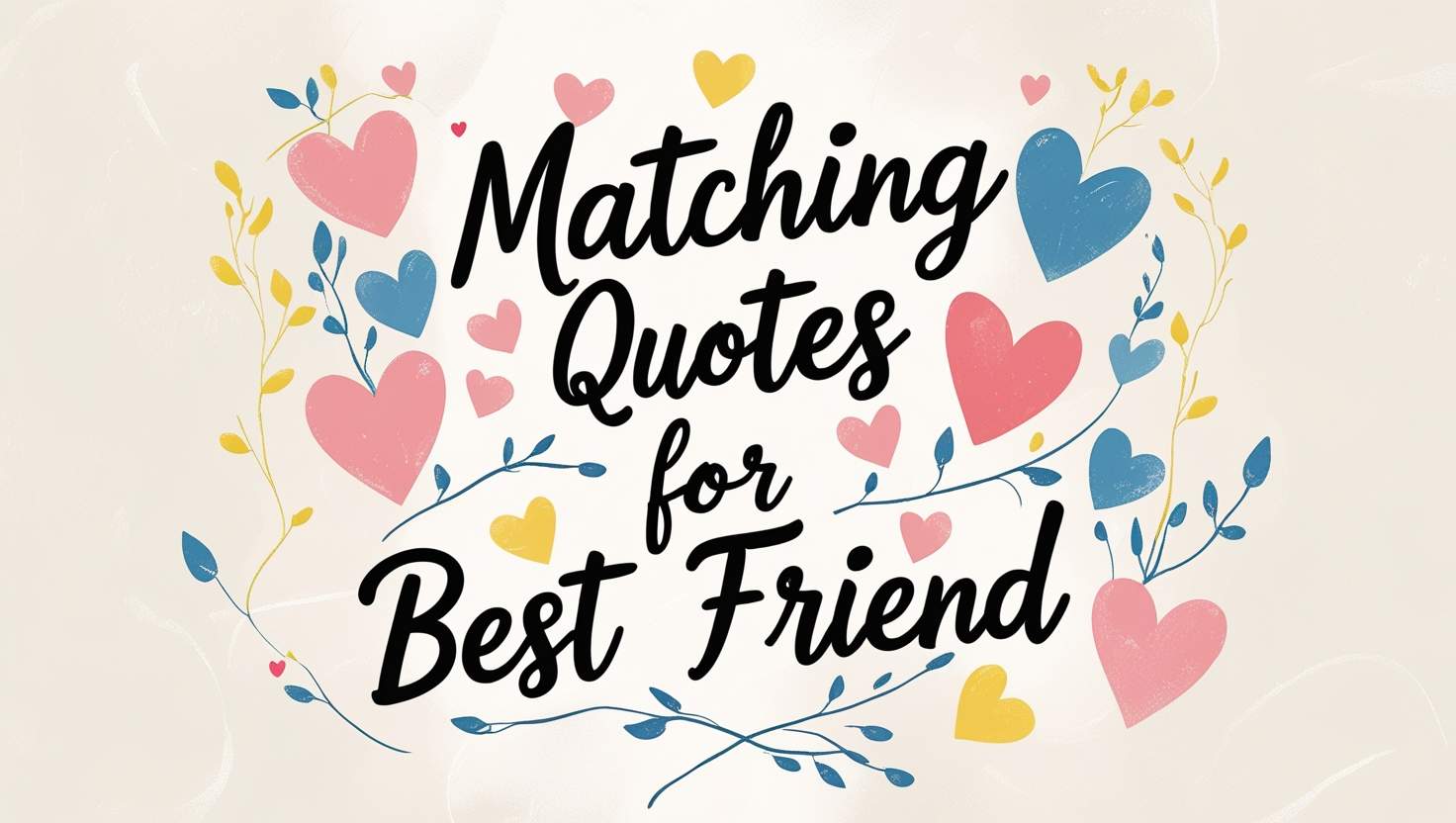 40+ Matching Quotes For Best Friend
