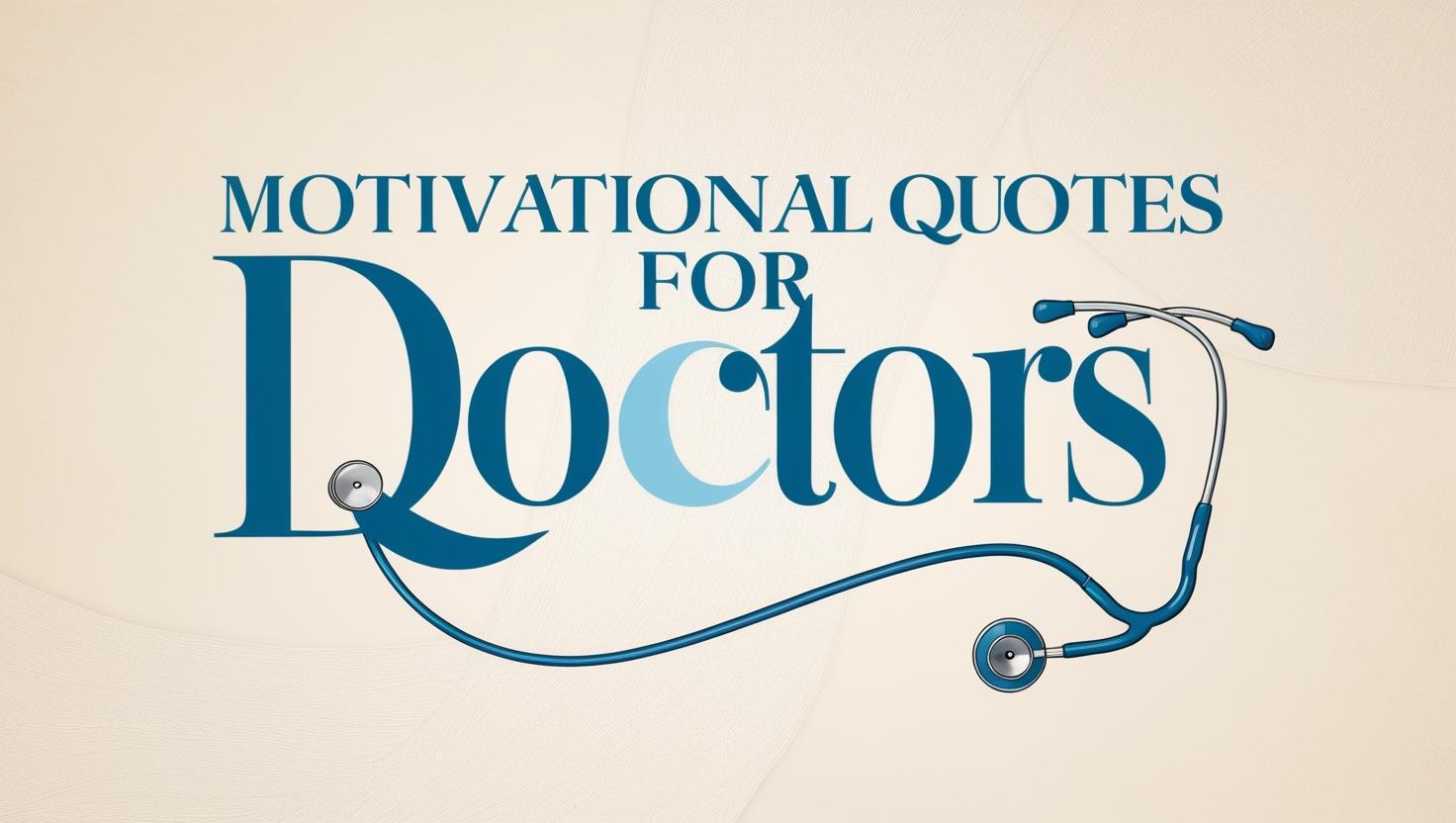 70+ Motivational Quotes for Doctors
