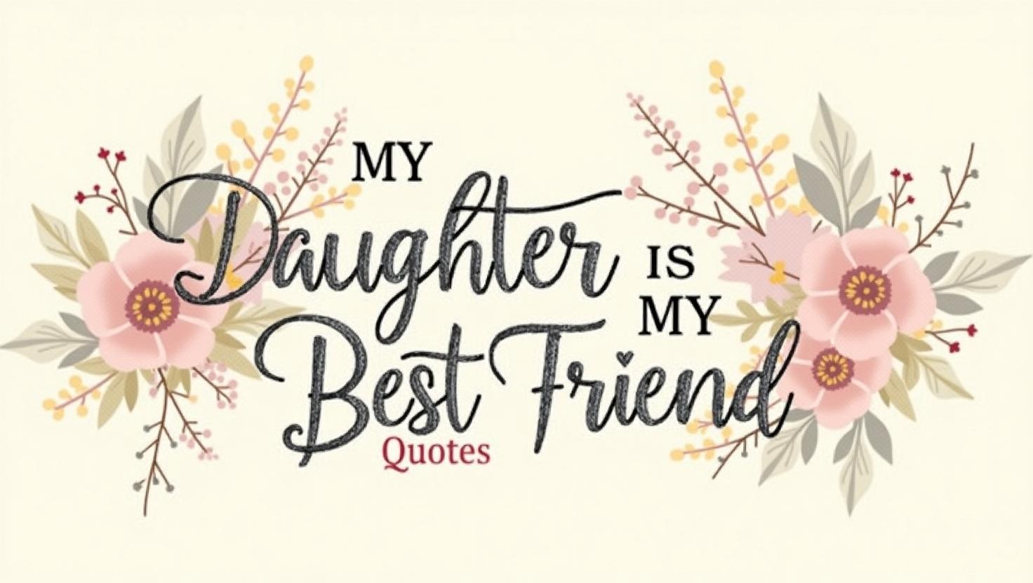 70+ Loving My Daughter Is My Best Friend Quotes