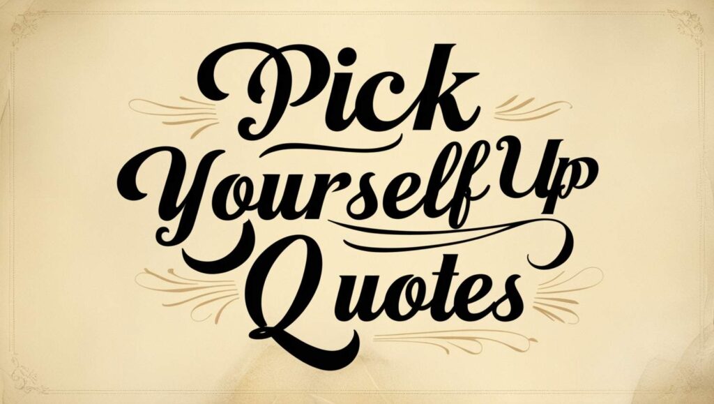 50+ Pick Yourself Up Quotes to Keep Going
