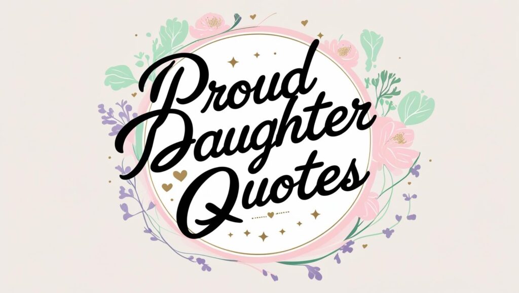 40+ Proud Daughter Quotes to Make Her Feel Special