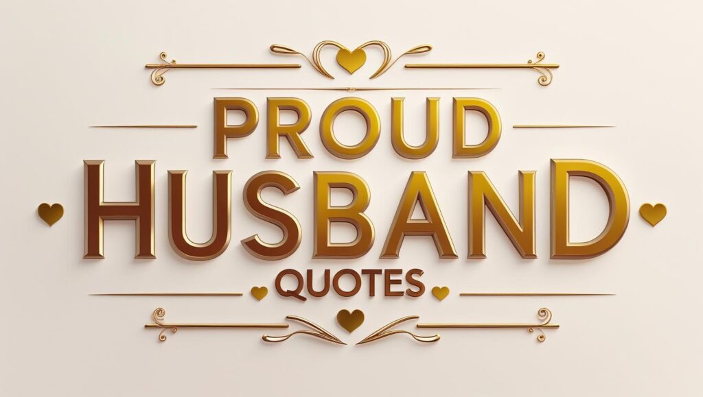 60+ Proud Husband Quotes to Celebrate Your Love