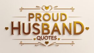 60+ Proud Husband Quotes to Celebrate Your Love