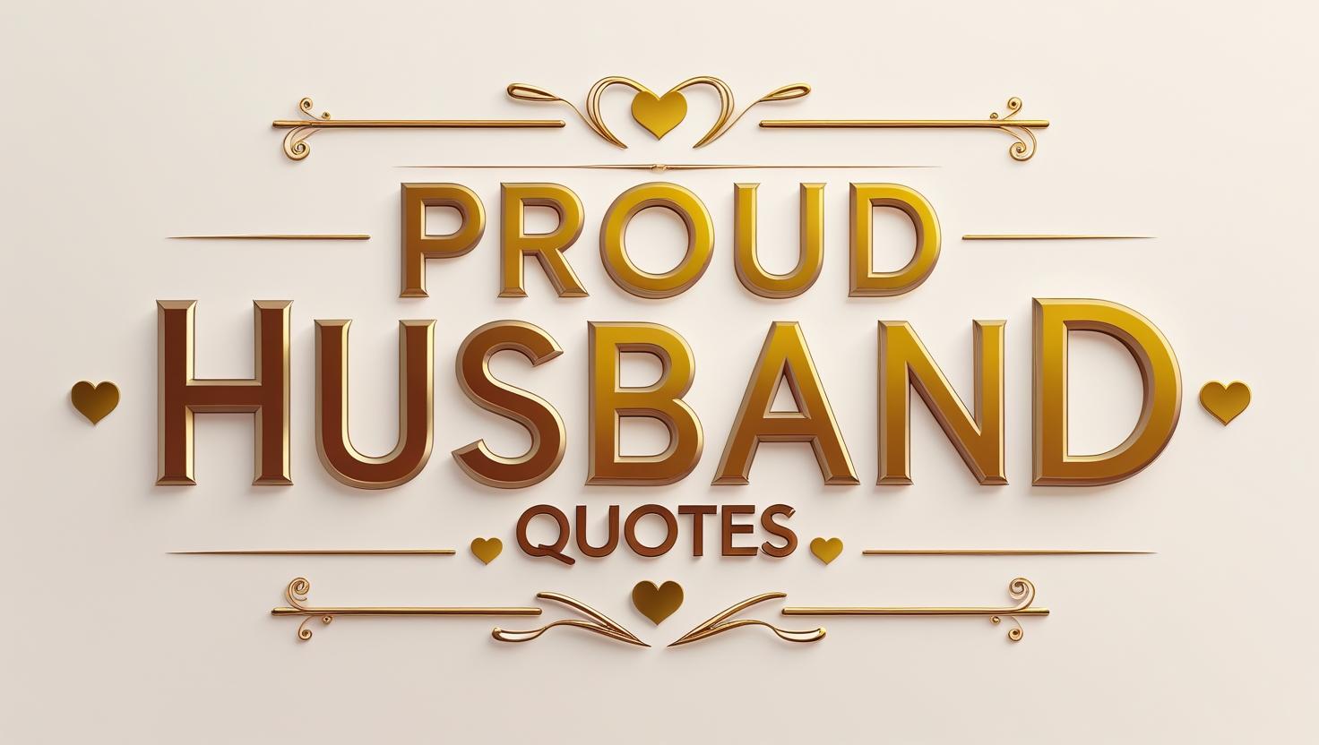 60+ Proud Husband Quotes to Celebrate Your Love