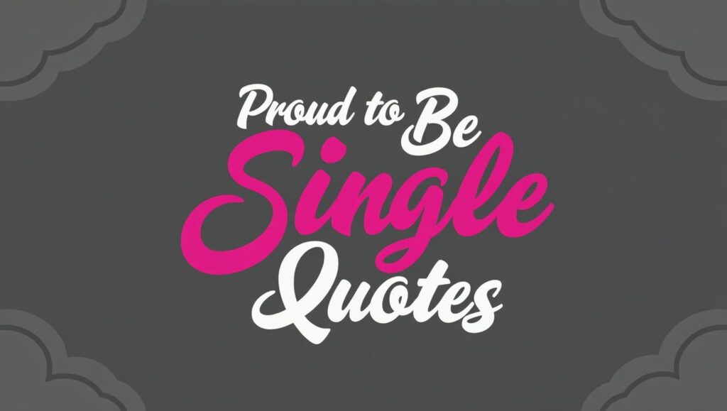 80+ Proud to Be Single Quotes