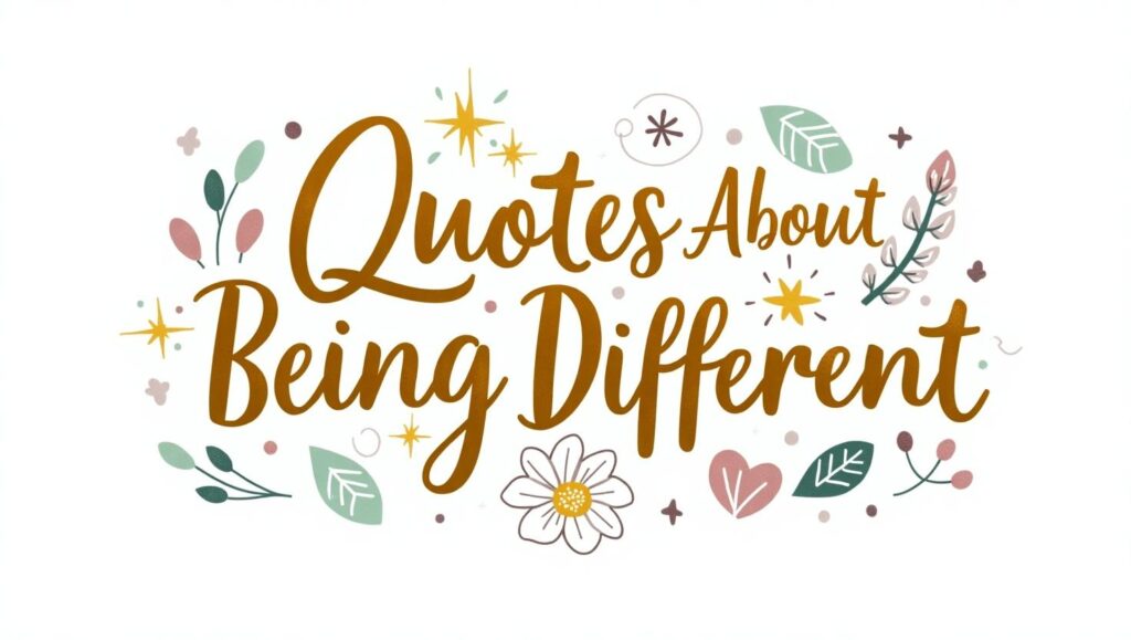 90+ Quotes About Being Different and Embracing It
