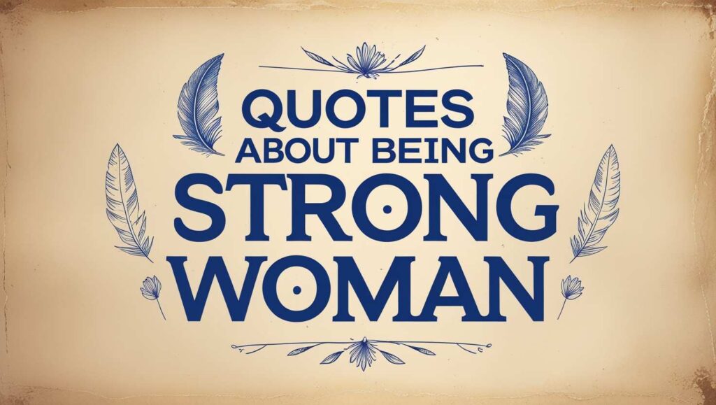 30+ Quotes About Being Strong Woman