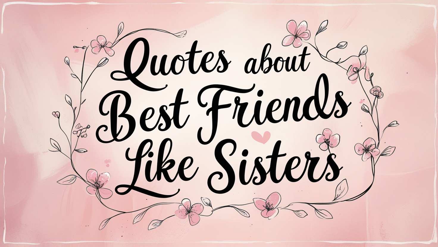 30+ Quotes About Best Friends Like Sisters