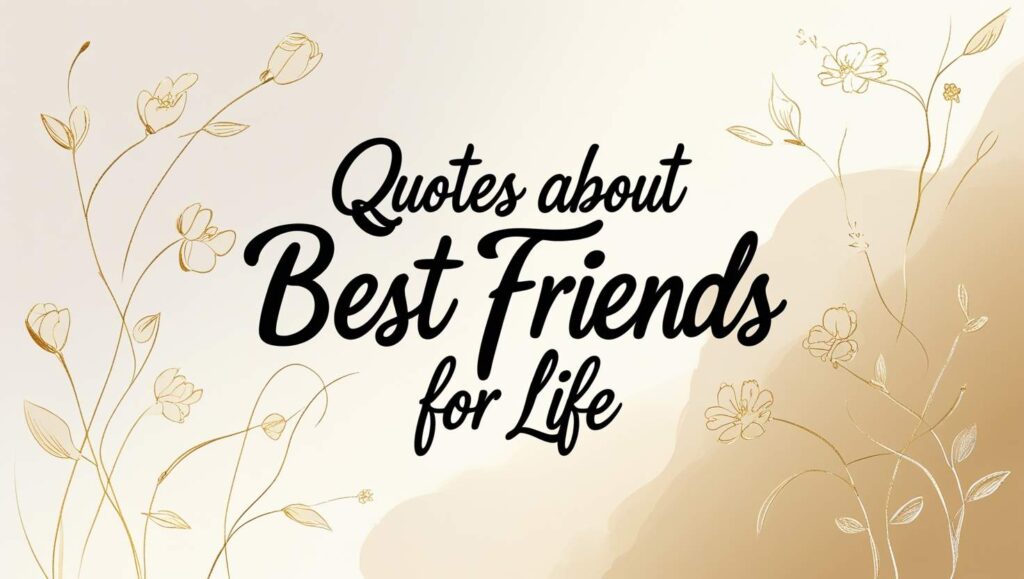 60+ Quotes About Best Friends For Life