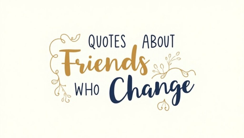 80+ Eye-Opening Quotes About Friends Who Change