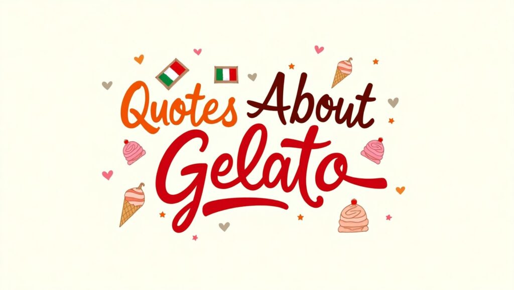 40+ Quotes About Gelato