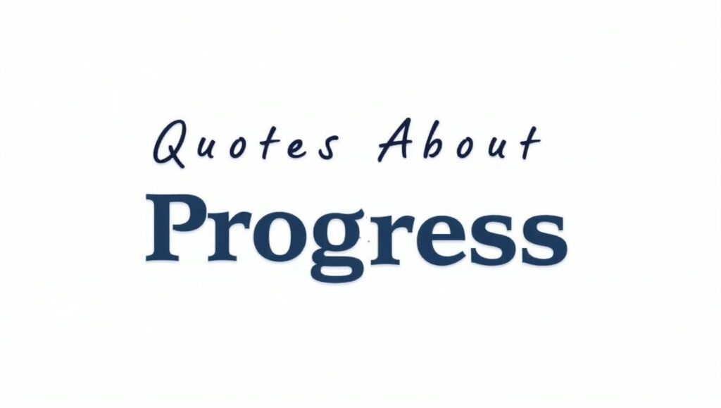 60+ Quotes About Progress