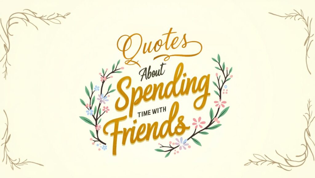 70+ Quotes About Spending Time With Friends