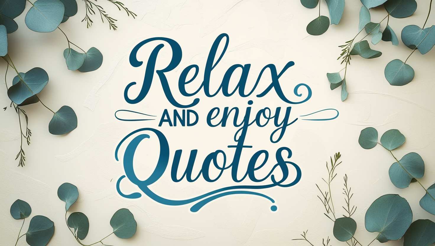 80+ Relax And Enjoy Quotes