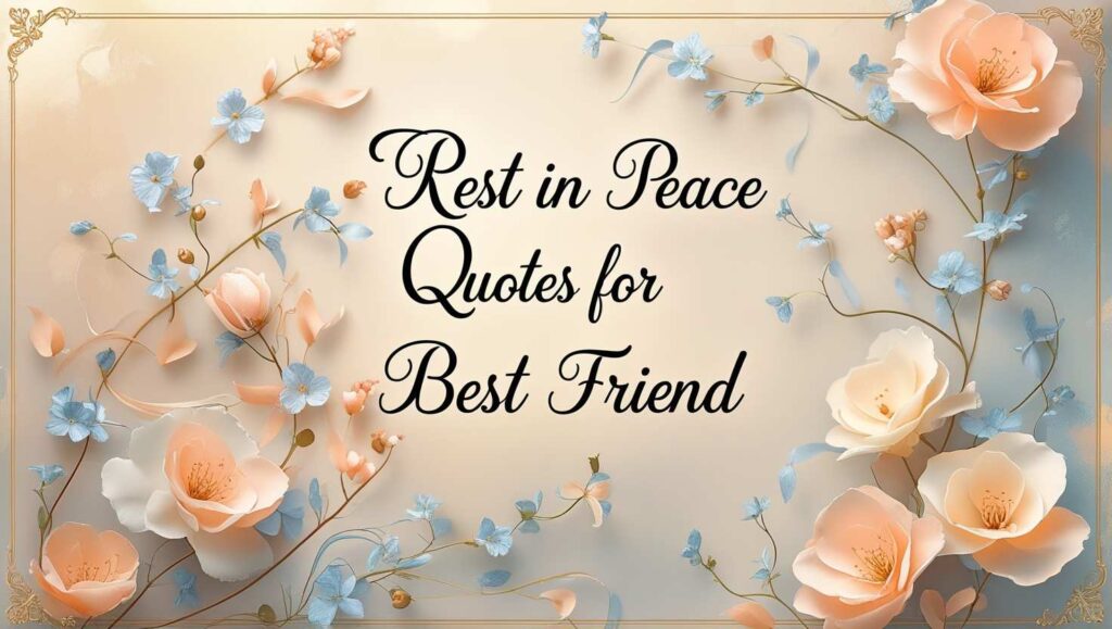 100+ Rest In Peace Quotes For Best Friend